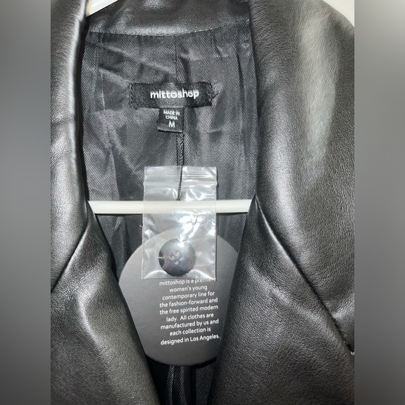 Leather Blazer Jacket - Picture 2 of 4